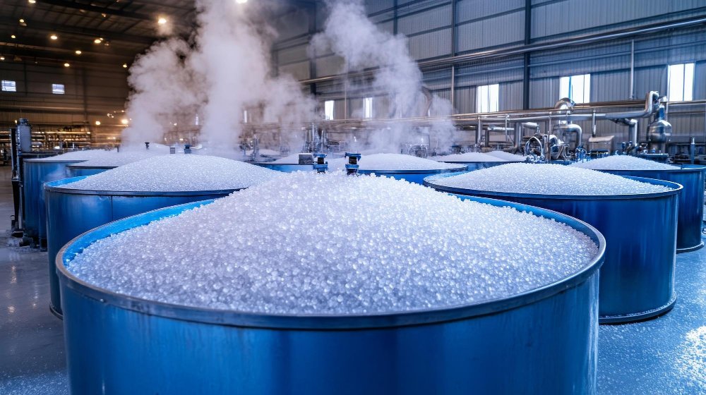 Liquid sugar processing vats
